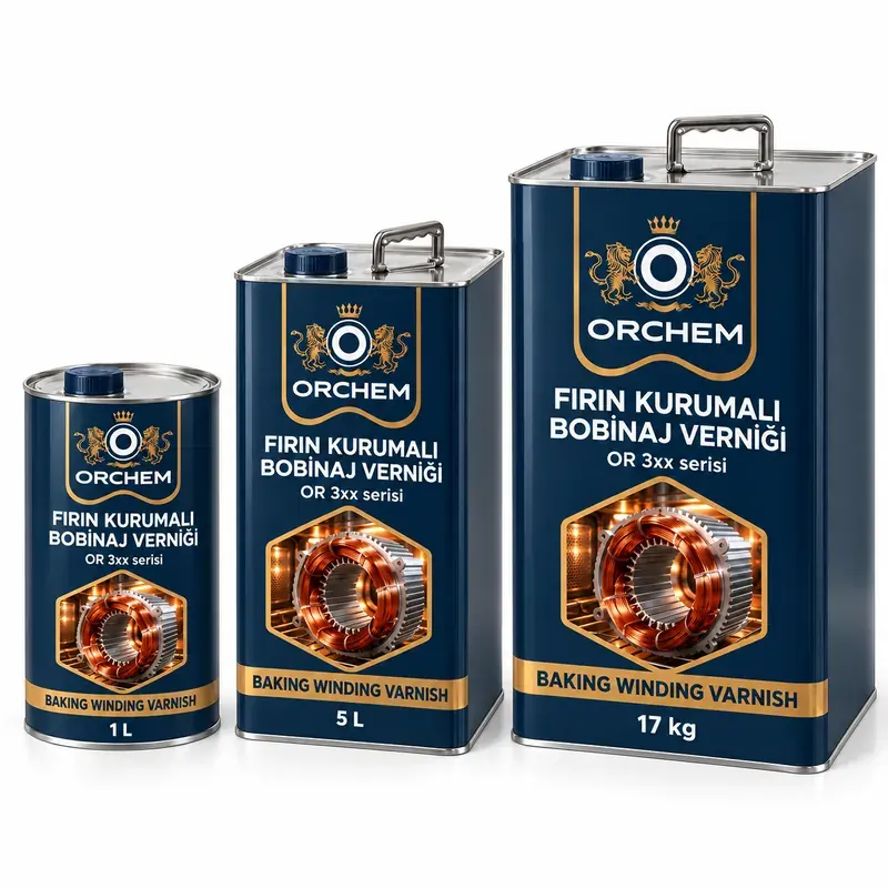 Fırın kurumalı bobinaj verniği